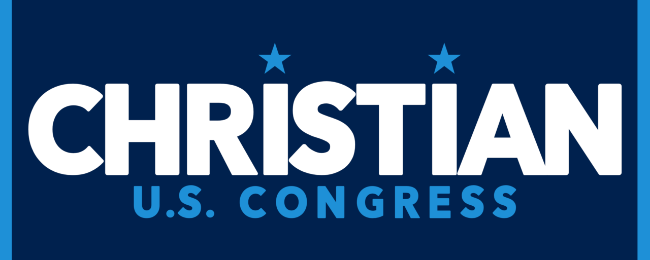 Christian US Congress on dark blue background