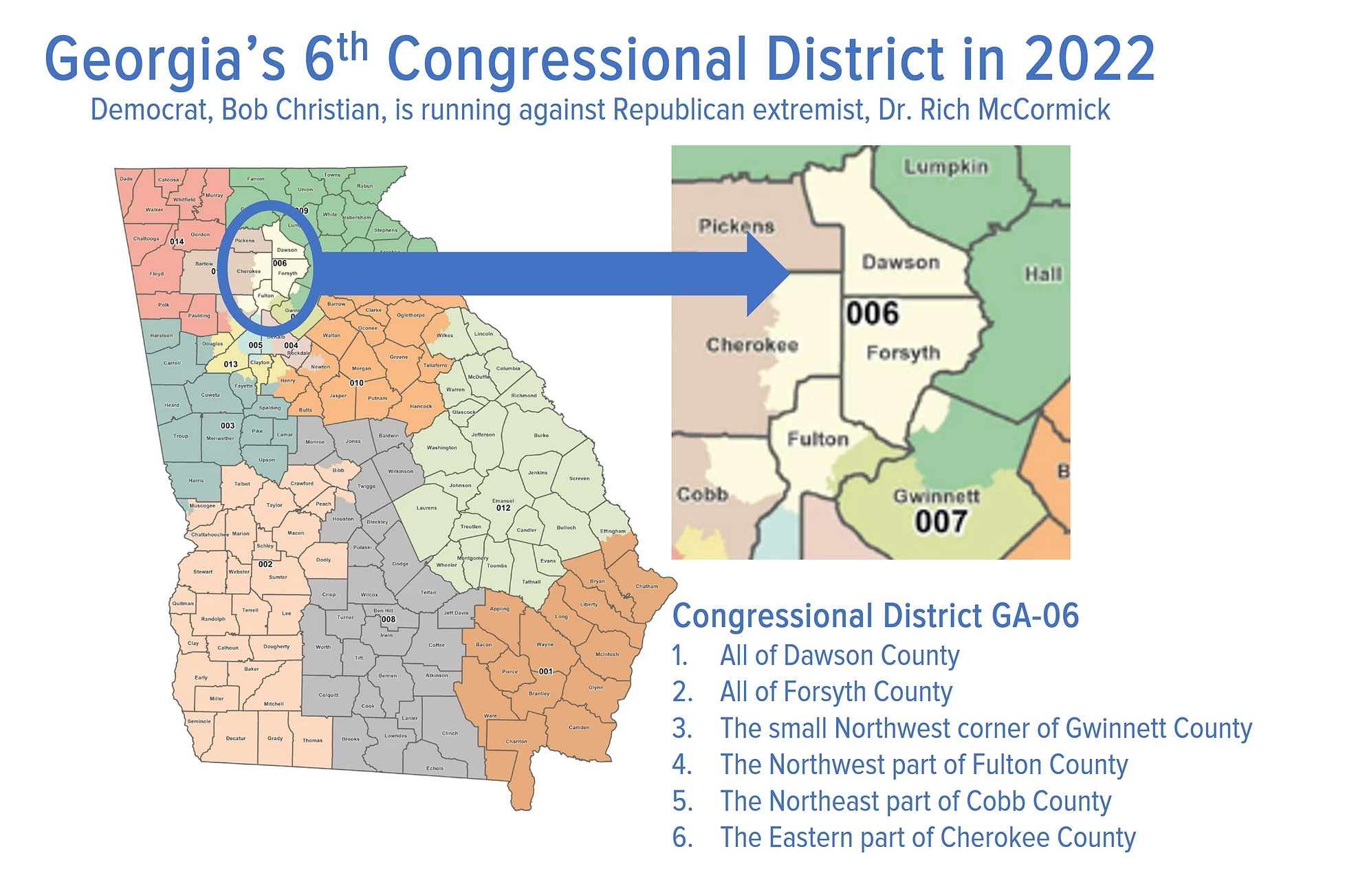 Georgia's 2024 voting districts